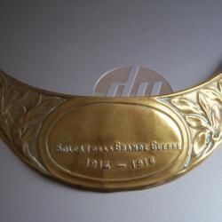 plaque de casque 1914  / 1918  x
