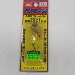 Cuillers de pêche Smith AR Spinner 1,4 cm 3,5g doré et jaune