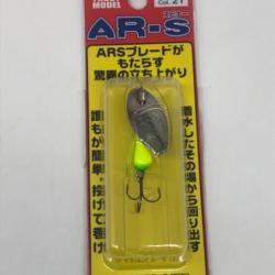 Cuillers de pêche Smith AR Spinner 1,4cm 3,5g argenté, jaune fluo et vert