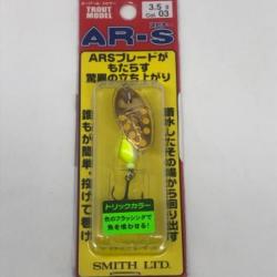 Cuillers de pêche Smith AR Spinner 1,4cm 3,5g doré et jaune