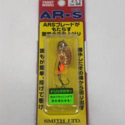 Cuillers de pêche Smith AR Spinner 1cm 2,1g doré et orange
