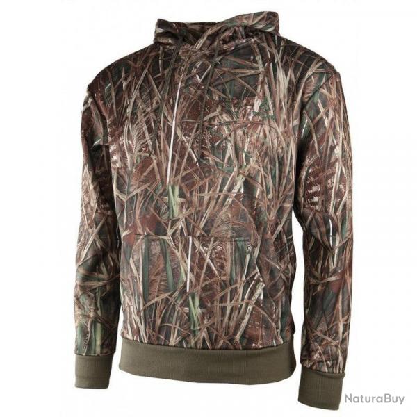 Sweat  capuche Treeland polaire Camo forest Camo roseaux