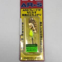 Cuillers de pêche Smith AR Spinner 1,7cm 4,5g doré jaune fluo
