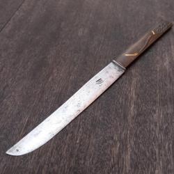 Ancien Couteau JAPONAIS de Samouraï KOZUKA KOGATANA Manche en Cuivre