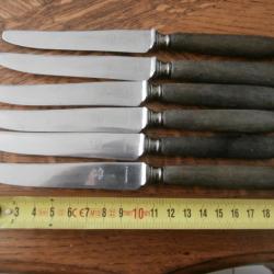 6 couteaux de table st etienne