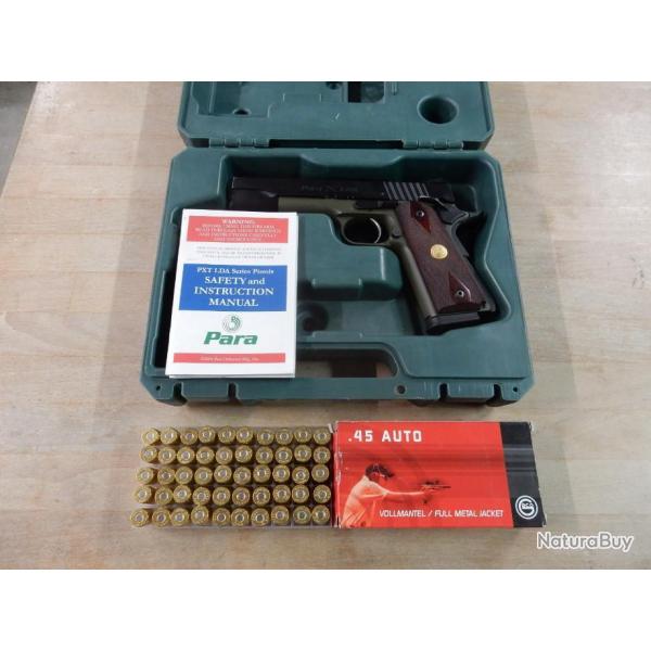 PISTOLET PARA-ORDNANCE P7-45 LDA CAL 45 OCCASION BON ETAT + MALETTE D'ORIGINE