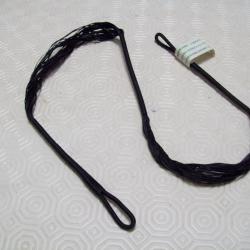 corde pour arbalète longueur 65 cm 32 brins noir
