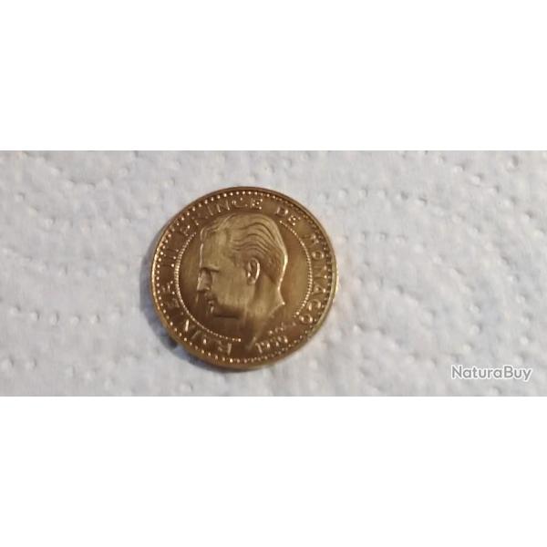 2 francs Monaco 1950, dor  l'or fin 24 carats