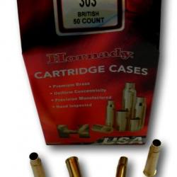 DOUILLE NON AMORCEES HORNADY CAL 303 BRITISH HORNADY LOT 50 8675
