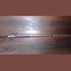 Rare fusil d'infanterie à silex - modèle 1763 léger ou 1766 - Saint-Etienne révolution - BE