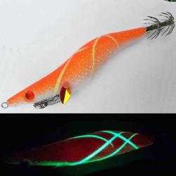 Turlutte Sandra Squid Full Light 3.5 Orange Glow