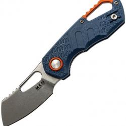 Couteau MKM Fox Knives Isonzo Cleaver Blue Lame Acier N690 SW Manche FRN IKBS Italy MKMF035