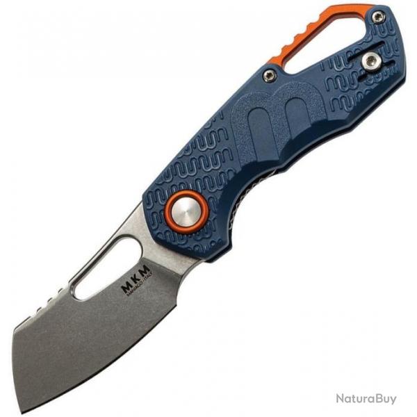 Couteau MKM Fox Knives Isonzo Cleaver Blue Lame Acier N690 SW Manche FRN IKBS Italy MKMF035