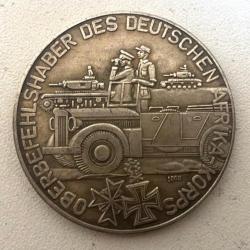 Ancienne Médaille Jeton piéce Allemande ww2 Afrika Korps Rommel