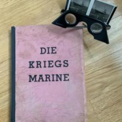 DIE KRIEGS MARINE - Livre images stéréoscopiques « LA MARINE DE GUERRE » du troisième Reich - 1942