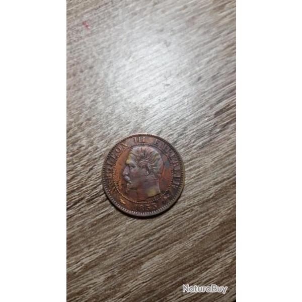 5 centime de francs napolon III de 1855