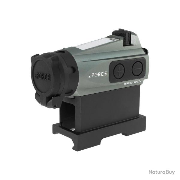 Viseur point rouge solaire XTSP avec mount Low QD - Gris - JJ Airsoft