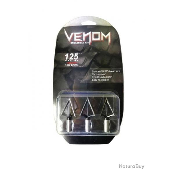 Pointes Venom 125 Grains - (Pack de 3)