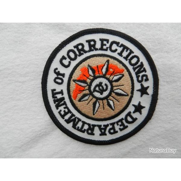 insigne badge us amricain gardien de prison dpartement of correction