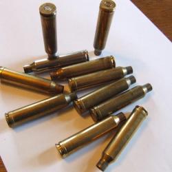Etuis 7 Remington Magnum 7mm 7 RM REM MAG lot de 11 tirés une fois