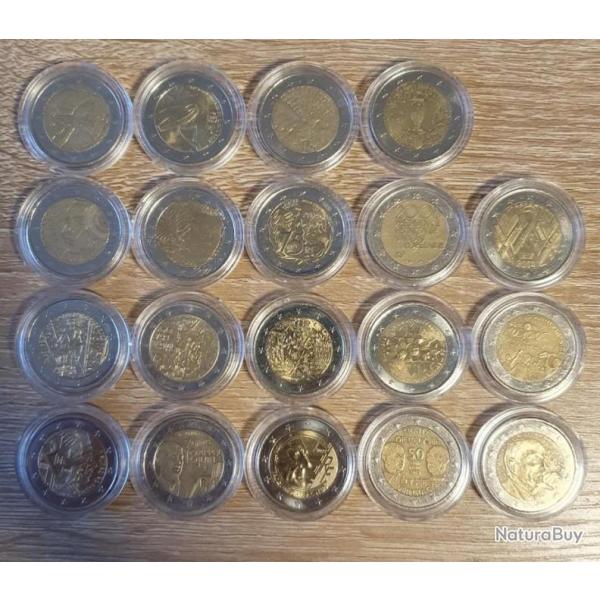 Lot de 70 pices de 2 euros