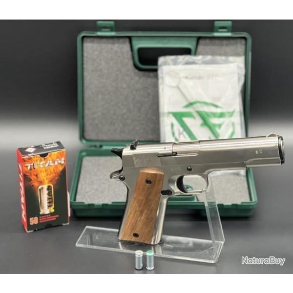 Pack "Arme+munitions" Pistolet d'alarme Kimar 911 calibre 9mm PAK (Balles  blanc)
