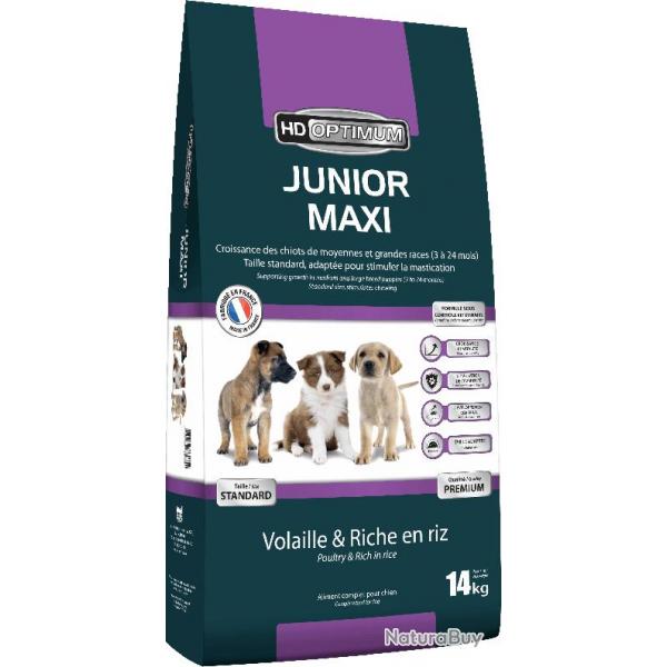 HD OPTIMUM - ADULT JUNIOR, Croissance des chiots de moyennes et grandes races (3  18 mois)