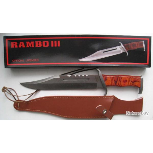 COUTEAU DE CHASSE  RAMBO III  - Ref.H3