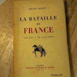Livre La Bataille de France 1941 WW2