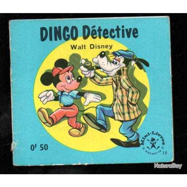 dingo dtective walt disney mini livres hachette 15 collector