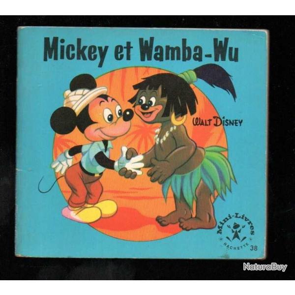 mickey et wamba-wu walt disney mini livres hachette 38 collector