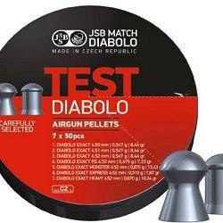 Boîte de 350 plombs JSB Diabolo Exact Test - Cal. 4.5