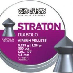 Boîte de 500 plombs JSB Diabolo Straton - Cal. 4.5