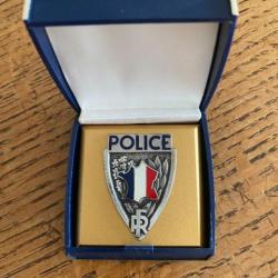 Insigne Police française sur support métal