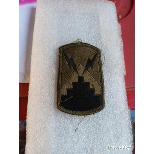 Patch arme us 7TH SIGNAL BRIGADE kaki ORIGINAL