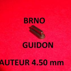 guidon acier BRNO hauteur 4.50 mm queue d'aronde 4.84mm -VENDU PAR JEPERCUTE (D24A208)