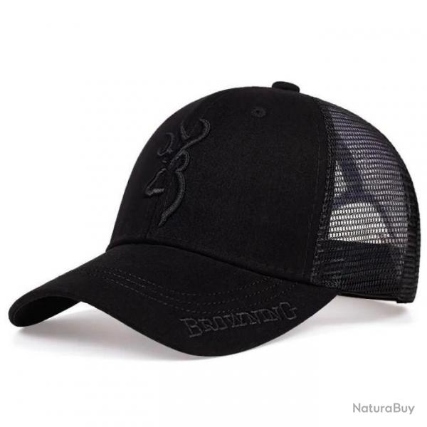 Casquette browning noir