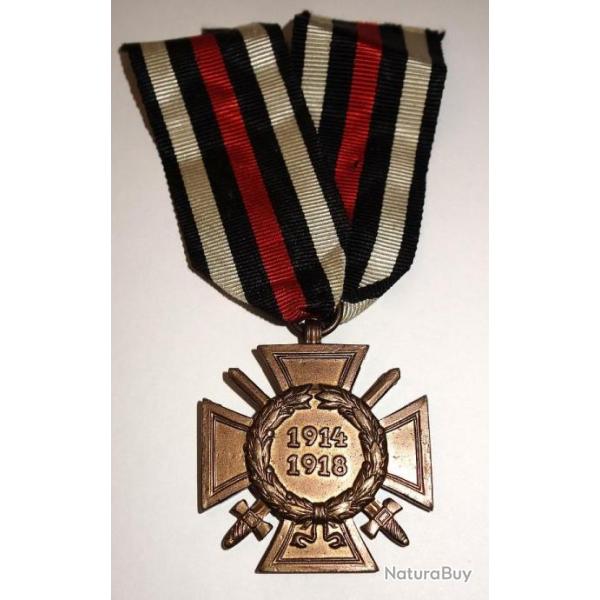 CROIX ALLEMANDE DU COMBATTANT de la PREMIERE GUERRE /IIIme REICH.  /8290