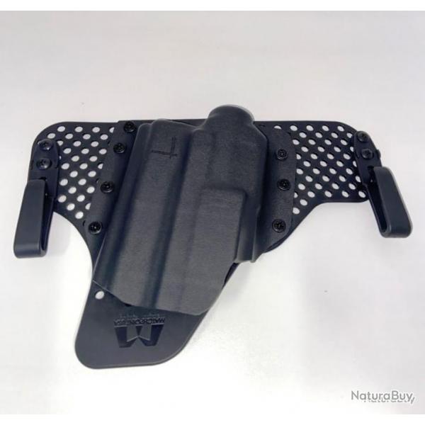 Holster modulable TRB pour Glock 19 / G19 filet + lampe - Occasion