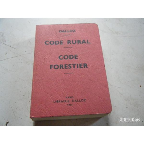 livres anciens , code forestier Dalloz