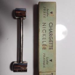 Chargette nickelée  Elless en calibre 12 dans sa boîte d'origine
