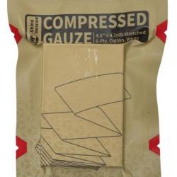 COMPRESSE GAZE 4,5" x 4,1" | RHINO RESCUE