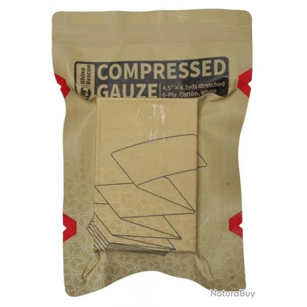 COMPRESSE GAZE 4,5" x 4,1" | RHINO RESCUE