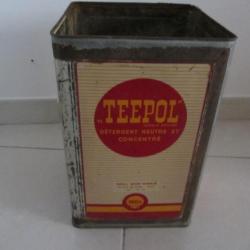 Grand bidon Shell "Teepol" 1940/50
