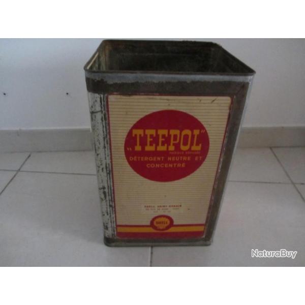 Grand bidon Shell "Teepol" 1940/50