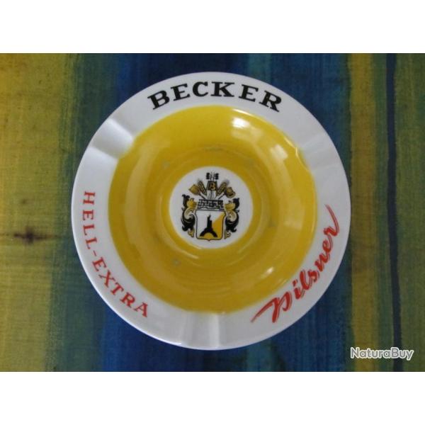 Cendrier publicitaire Becker Pilsner 1960