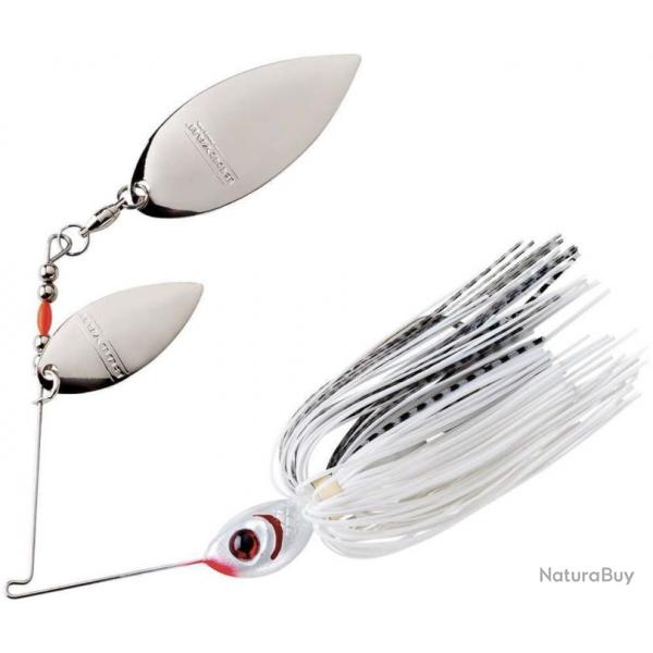 Spinnerbait Booyah Double Willow Counter Strike 14g 14g Pearl White / Silver Scale