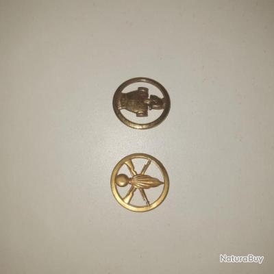 PLUSIEURS INSIGNES PUCELLES Pins Des Forces Françaises en Allemagne