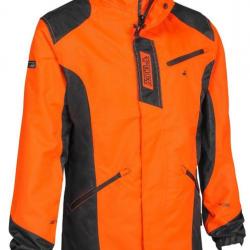 Veste de traque Attila orange noir VERNEY CARRON