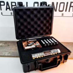 PACK MALLETTE IP67 PNA/ MARSHALS x30 CAL.50 CUIVRE+15 SPARCLETTES CO2 12G MARSHALS+EMPLACEMENT ARME!